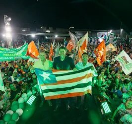 Orleans Brandão comemora com multidão em Presidente Dutra crescimento de sua pré-campanha em todo o estado