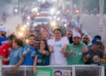 Multidão acompanha Orleans em Vargem Grande, que anuncia ações para água, saúde e segurança