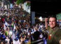 São Bento – Mar de gente recebe Orleans Brandão, que garante requalificação da malha viária de toda a Baixada Maranhense